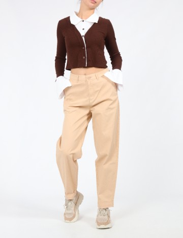 
						Pantaloni Pepe Jeans, crem