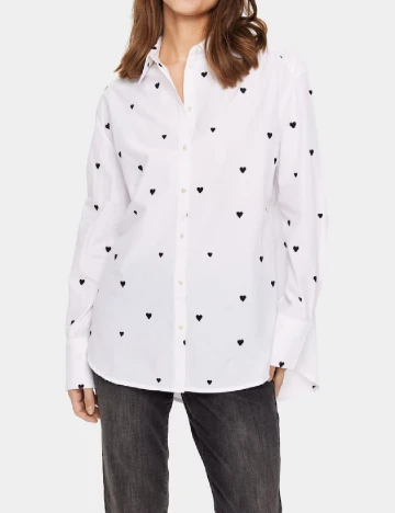 Camasa Oversize Saint Tropez, alb Alb