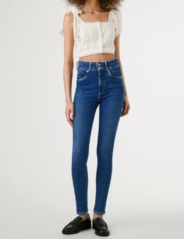 
						Blugi Pepe Jeans, albastru