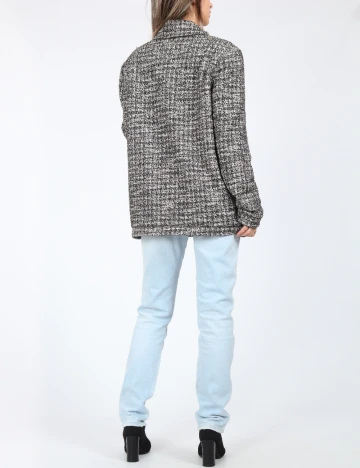 Jacheta Calliope, alb/negru Negru