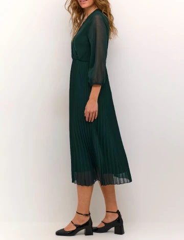 Rochie medie Culture, verde