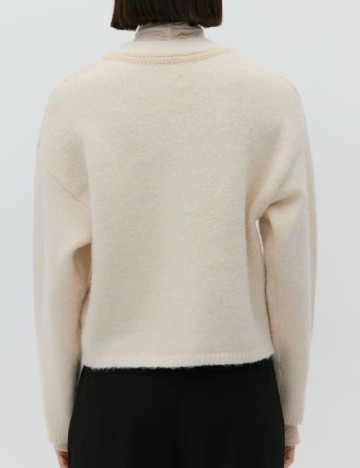 Cardigan Reserved, crem