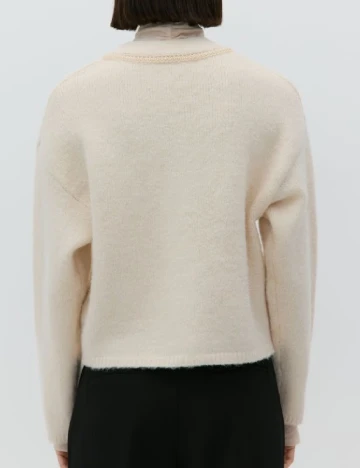 Cardigan Reserved, crem