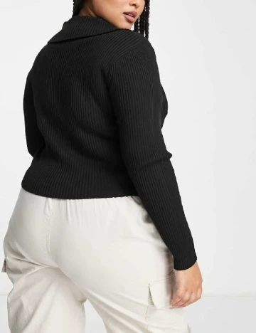 Cardigan DAISY STREET Curve, negru Negru