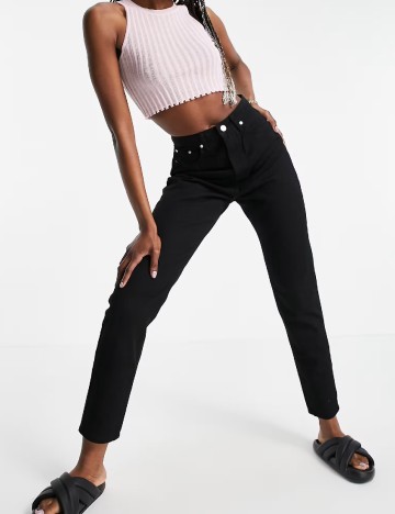 
						Blugi Missguided, negru