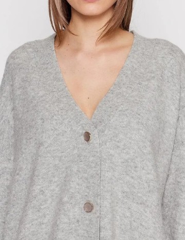 Cardigan Karen By Simonsen, gri