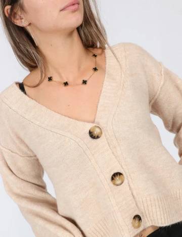 Cardigan Top Shop, crem Crem