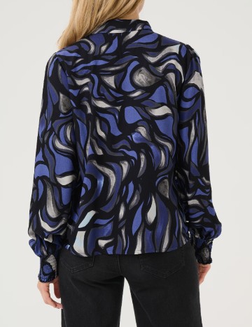Camasa Kaffe, bleumarin