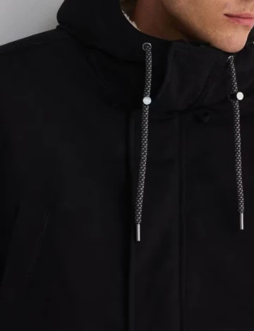 Geaca Reserved, negru Negru