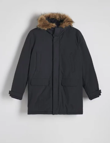 Geaca Reserved, negru Negru