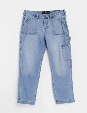 Blugi Hollister, albastru Albastru