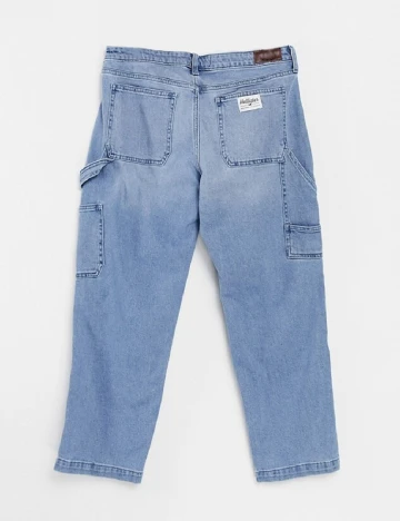 Blugi Hollister, albastru Albastru