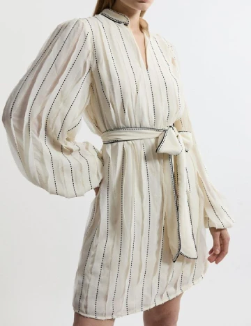 Rochie scurta Karen Millen, ecru