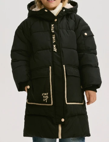 Geaca Reserved, negru Negru