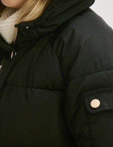 Geaca Reserved, negru Negru