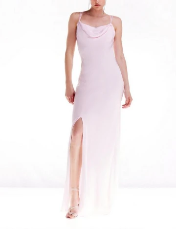 Rochie lunga Karen Millen, roz