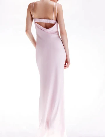 Rochie lunga Karen Millen, roz