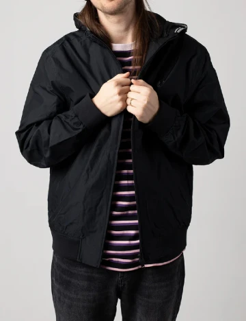 Geaca Fred Perry, negru Negru