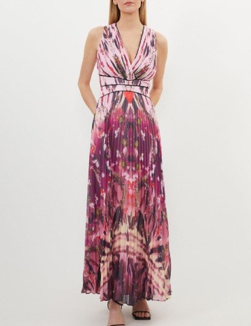 
						Rochie lunga Karen Millen, mix culori