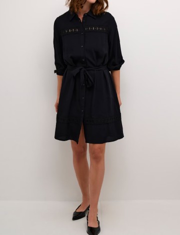 
						Rochie scurta Kaffe, negru