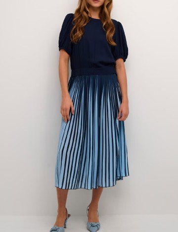 
						Rochie lunga Culture, albastru