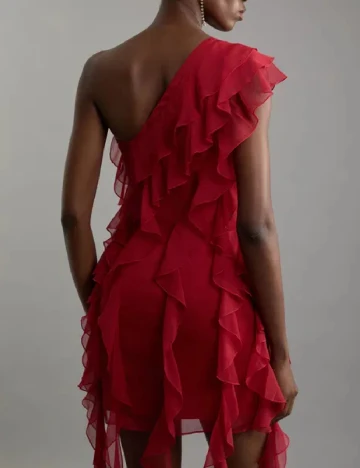 Rochie scurta Karen Millen, rosu