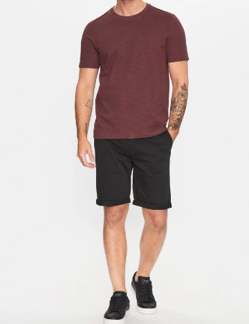 Pantaloni scurti !Solid, negru Negru