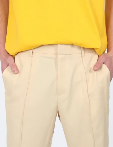 Pantaloni ASOS, crem Crem