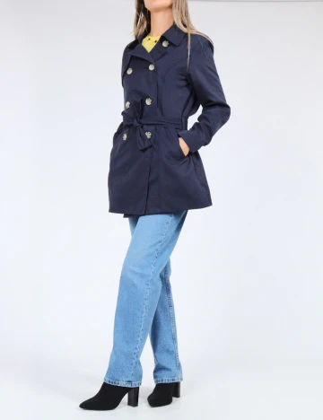Trench Only, bleumarin Albastru