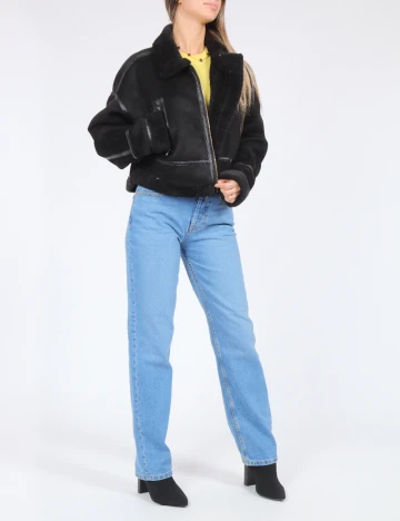 Jacheta Zara, negru Negru