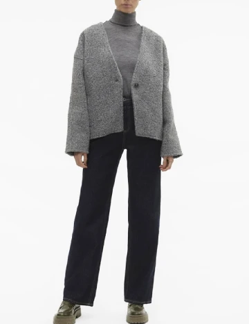 Jacheta Vero Moda, gri Gri