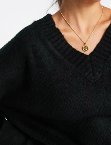 Pulover ASOS Curve, negru