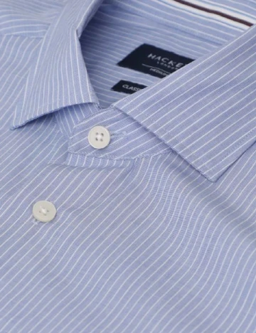 Camasa HACKETT, alb/albastru Albastru