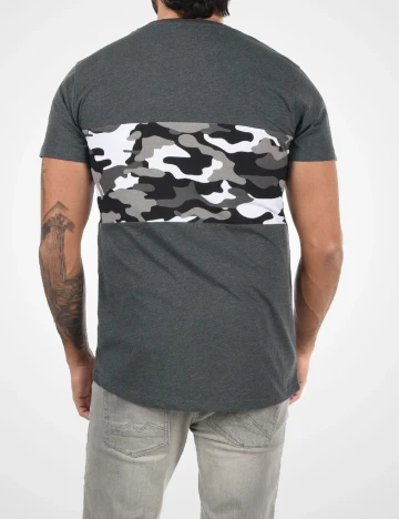 Tricou !Solid, gri
