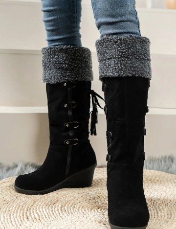 
						Cizme SHEIN, negru