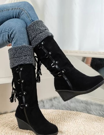 Cizme SHEIN, negru
