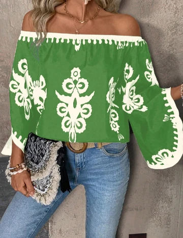 Bluza SHEIN, verde