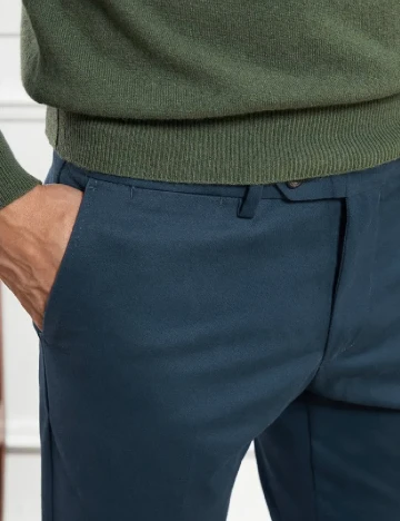 Pantaloni HACKETT, albastru Albastru