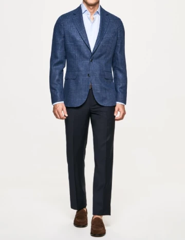 Pantaloni HACKETT, bleumarin inchis Albastru