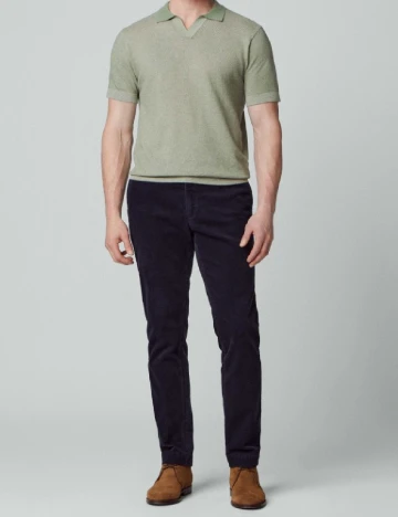 Pantaloni HACKETT, bleumarin inchis Albastru