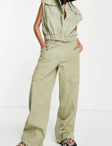 Pantaloni Top Shop, verde