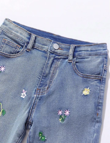 Blugi Shein Kids, albastru Albastru