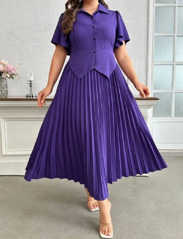 Rochie lunga SHEIN CURVE, mov Mov