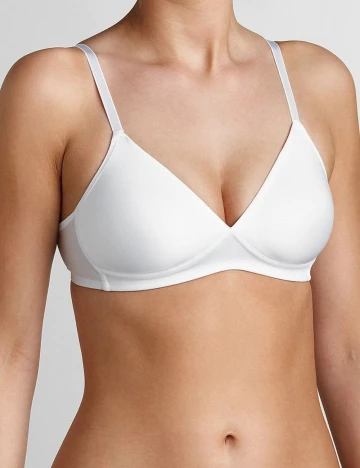 Sutien Triumph, alb Alb