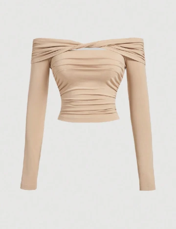 Top SHEIN, crem Crem