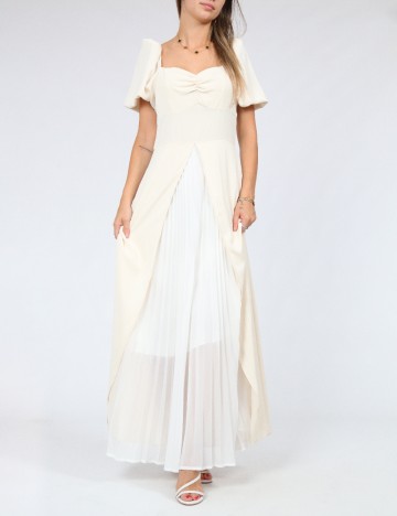 
						Rochie lunga SHEIN, ecru