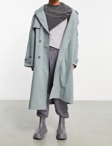 Tricou Oversize ASOS, verde Verde