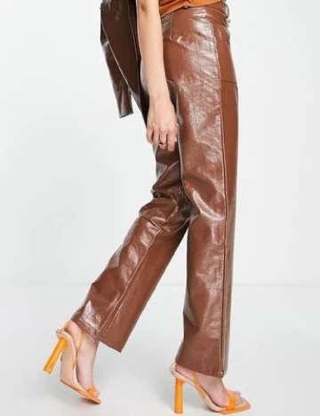 Pantaloni 4TH&Reckless, maro Maro