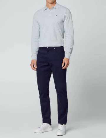 Pantaloni HACKETT, bleumarin Albastru