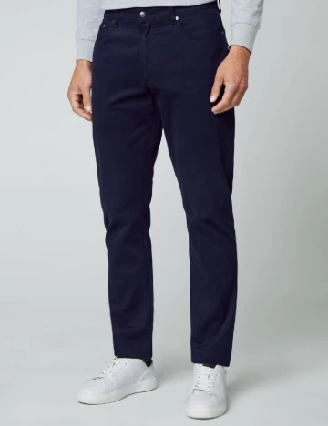 Pantaloni HACKETT, bleumarin Albastru